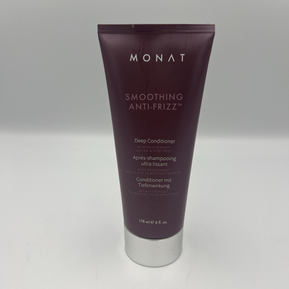 MONAT Smoothing Anti-Frizz Deep Conditioner, 6 fl oz, w/Rejuveniqe, NEW/SEALED
